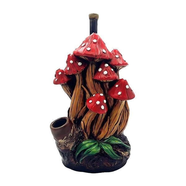 Pichincha Hand Crafted Medium Hand Pipe - Multi-Shroom