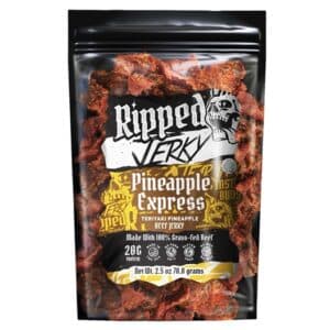 Ripped Jerky - Pineapple Express - Teriyaki Pineapple 2.5oz Beef Jerky