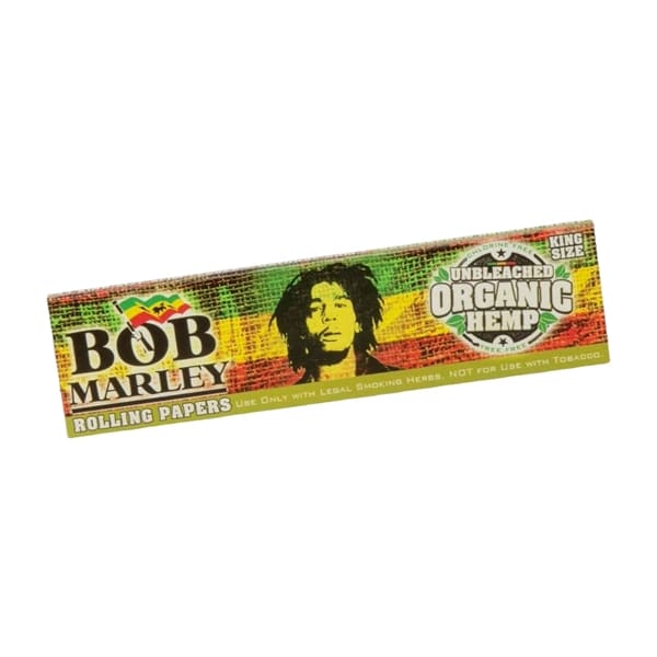 Bob Marley Unbleached Organic Hemp Rolling Papers – King Size