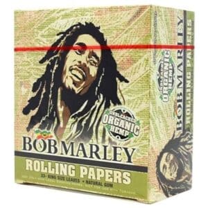 Bob Marley Unbleached Organic Hemp Rolling Papers – King Size