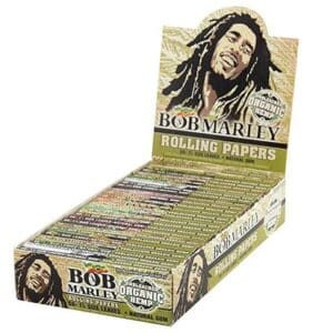 Bob Marley Unbleached Organic Hemp Rolling Papers – 1 1/4