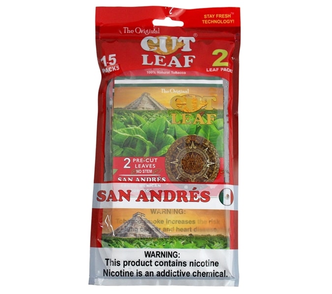 Original Cut Leaf Wraps - San Andres 15pk
