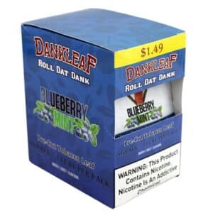 Dankleaf Pre-Cut Tobacco Leaf - Blueberry Mint 40pk