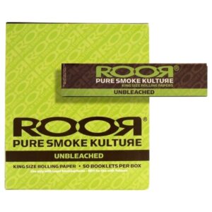 Roor Unbleached Rolling Paper - King Size