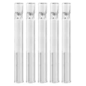 100ct 4" Clear Glass Chillum One Hitter