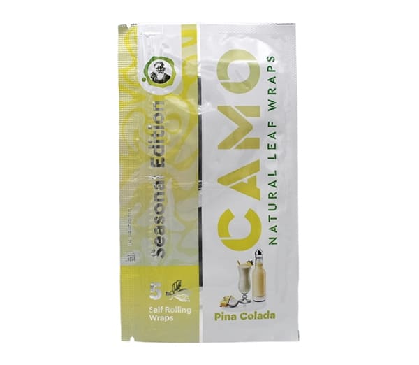 Afghan Hemp Camo Self-Rolling Natural Leaf Wraps – Pina Colada - Image 4