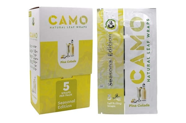 Afghan Hemp Camo Self-Rolling Natural Leaf Wraps – Pina Colada