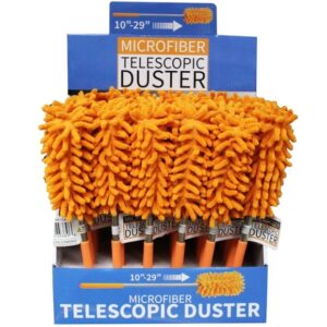 Microfiber Telescopic Duster Countertop Display 24pk