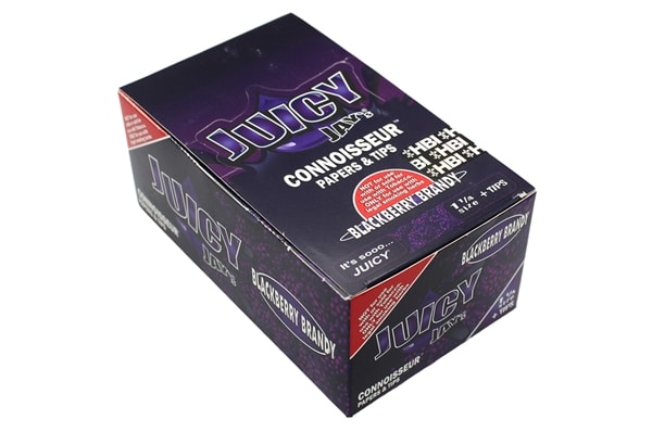 Juicy Jays Connoisseur 1 1/4 Papers & Tips - Blackberry Brandy