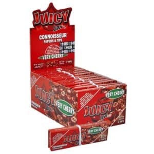 Juicy Jays Connoisseur 1 1/4 Papers & Tips – Cherry