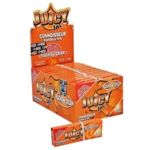 Juicy Jays Connoisseur 1 1/4 Papers & Tips – Peaches and Cream