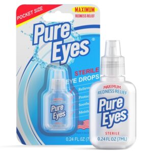 Pure Eyes Sterile Maximum Redness Relief Eye Drops 12pk