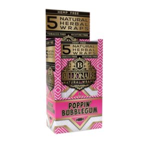 Billionaire Natural Herbal Wraps – Poppin Bubblegum