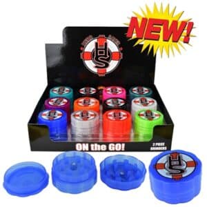 Herb Saver 2pc On The Go Grinder 24pk