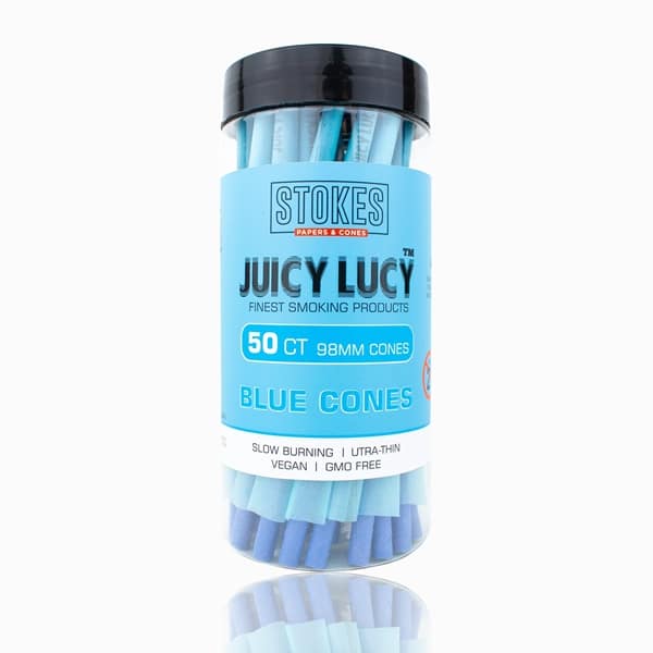 Juicy Lucy Cones – Blue – 98mm 50pk