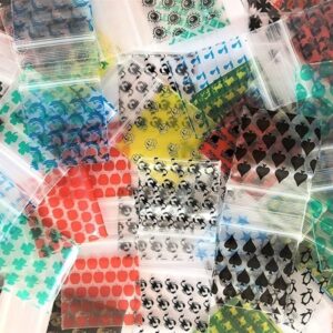 Mini Zip Apple Baggies 1000pk (Choose Design-Size)