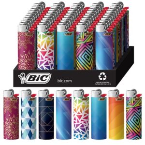 Bic Lighters 50pk – Geometric Assortment