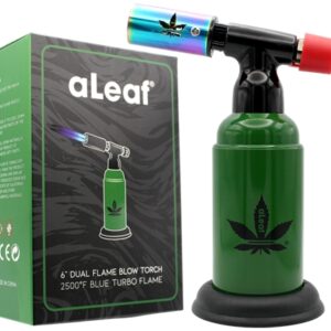 Aleaf 6" Dual Flame Blow Torch