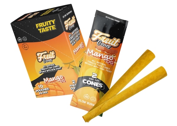 Leaf Palm Fruit Cones 10pk - Mango OG