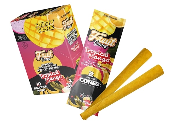 Leaf Palm Fruit Cones 10pk - Tropical Mango