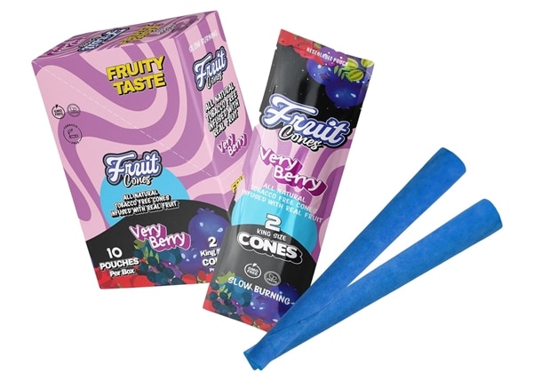 Leaf Palm Fruit Cones 10pk – Very Berry