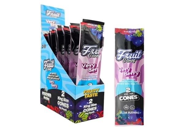 Leaf Palm Fruit Cones 10pk – Very Berry