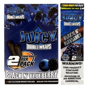 Juicy Double Wraps - Black n Blueberry