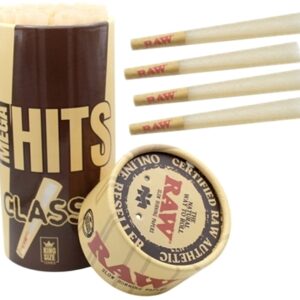 Mega Hits RAW Classic Mini Bulk Cones – King Size 100pk