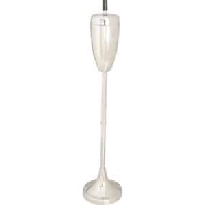 24" Chrome Standing Spinning Ashtray