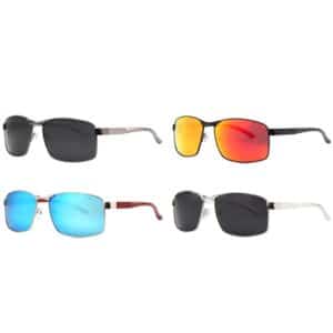 12ct Aluminum Aviator Sunglasses with Spring Hinge RAM26