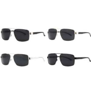 12ct Aluminum Aviator Sunglasses with Spring Hinge RAM27