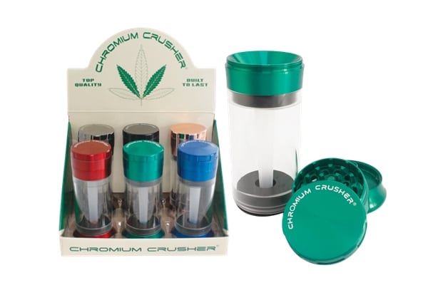 Chromium Crusher Funnel Grinder 6pk - 78mm