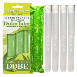 Smuggle Your Booze Fake Tampons Dube Tubes