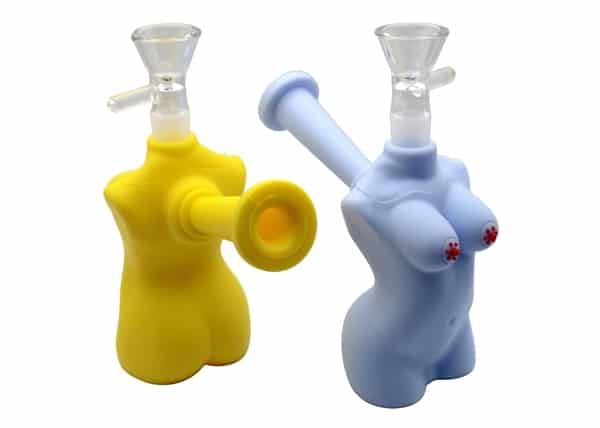 5ct 5" Naked Lady Silicone Water Pipe