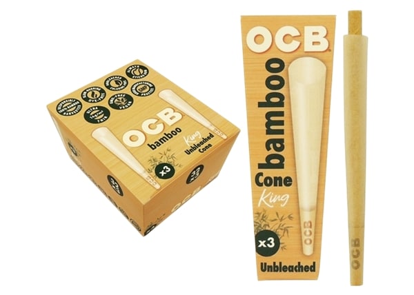 OCB Bamboo Cones – King Size 32pk