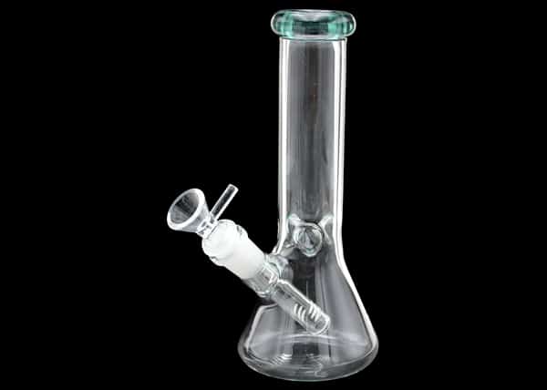 8" Color Rim Beaker Water Pipe