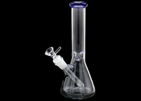 9" Color Rim Beaker Water Pipe