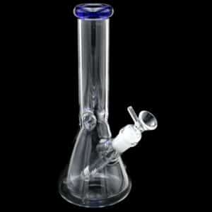 9" Color Rim Beaker Water Pipe