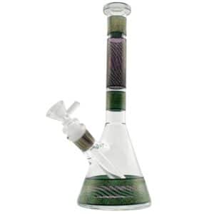 10" Glitter Design Beaker Water Pipe