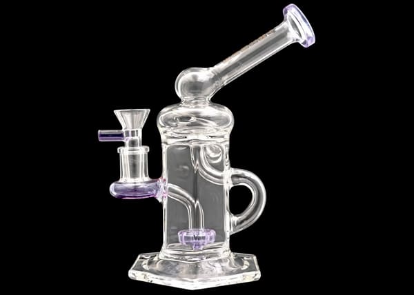 8" Krave Glass Elbow Recycler Water Pipe