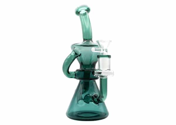 8" Hourglass Recycler Water Pipe