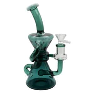 8" Hourglass Recycler Water Pipe