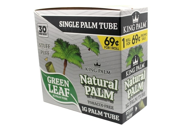 King Palm 1g Palm Tubes – Natural Palm 30pk