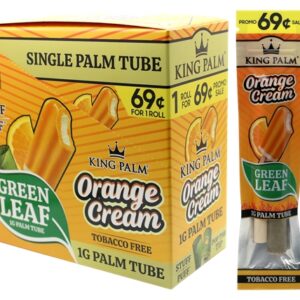 King Palm 1g Palm Tubes – Orange Cream 30pk