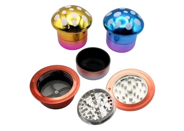 Mushroom Herb Grinders 6pk
