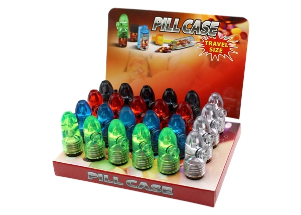 Pill Case Snuff Bullet - 51mm 24pk