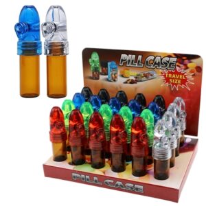 Pill Case Snuff Bullet - 71mm 24pk