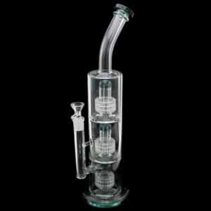 16" Triple Matrix Dome Perk Curve Water Pipe
