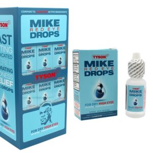 TYSON 2.0 Eye Drops for Red Eye Relief 30pk Display