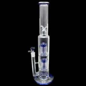 17" Double Tree Perk Straight Water Pipe